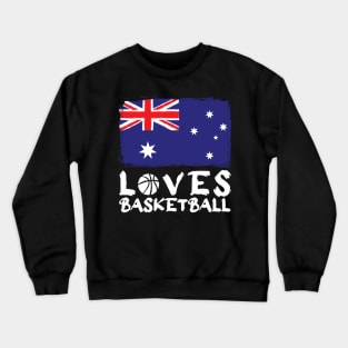 Australia Loves Basketball Crewneck Sweatshirt